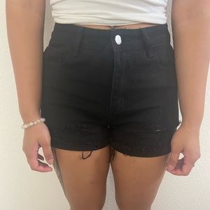 Women’s distressed shorts